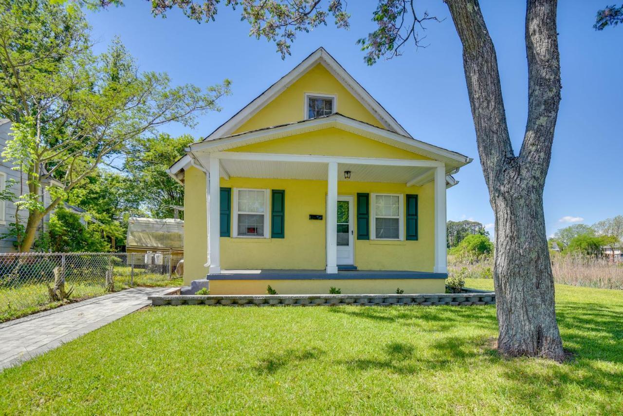 המפטון Charming Newport News Cottage Less Than 1 Mi To Ocean! מראה חיצוני תמונה